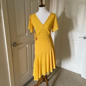 Yellow Mid-length Dress
